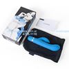 Vibrador con estimulador de clitoris de suave textura